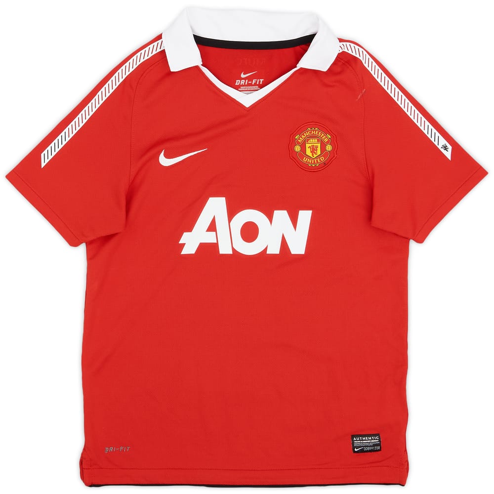 2010-11 Manchester United Home Shirt - 7/10 - (M.Boys)