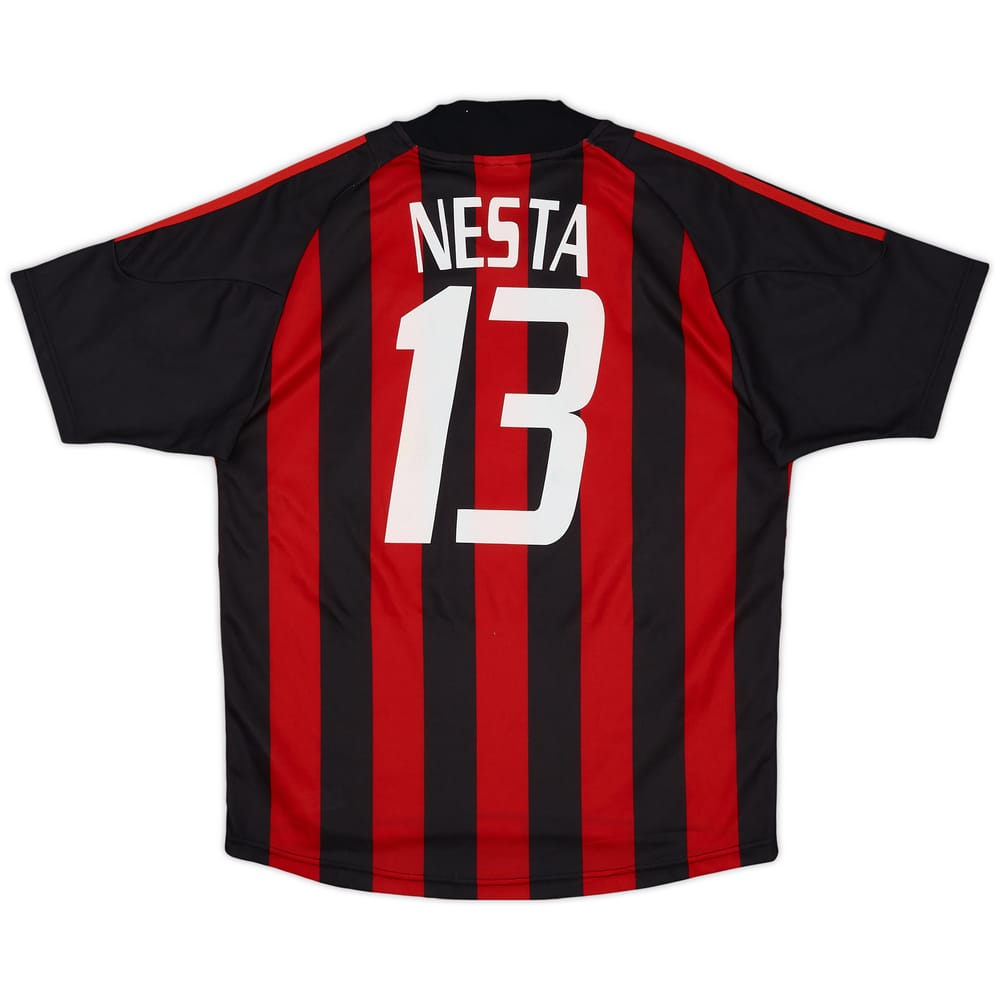 2002-03 AC Milan Home Shirt Nesta #13 - 5/10 - (M)