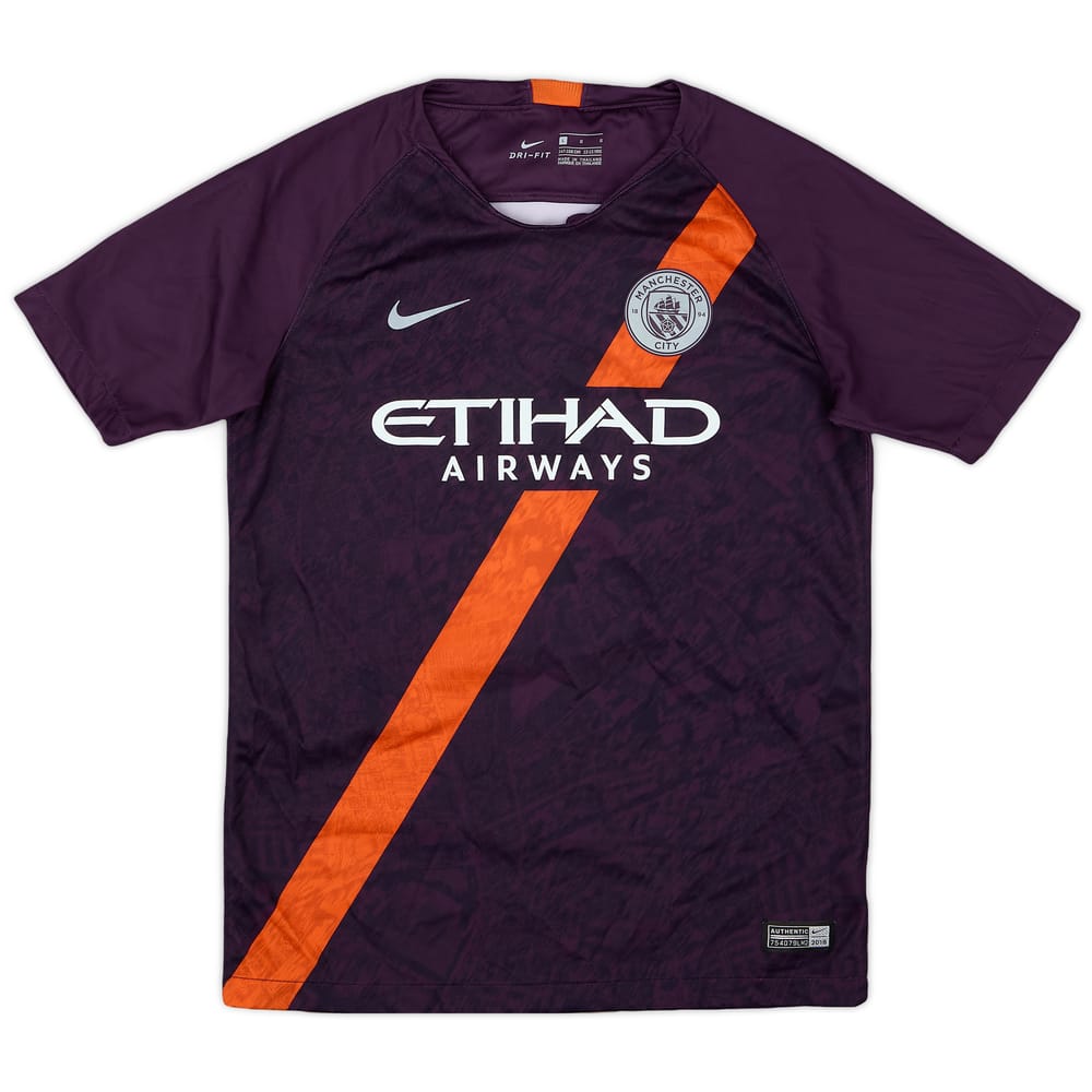 2018-19 Manchester City Third Shirt - 9/10 - (L.Boys)