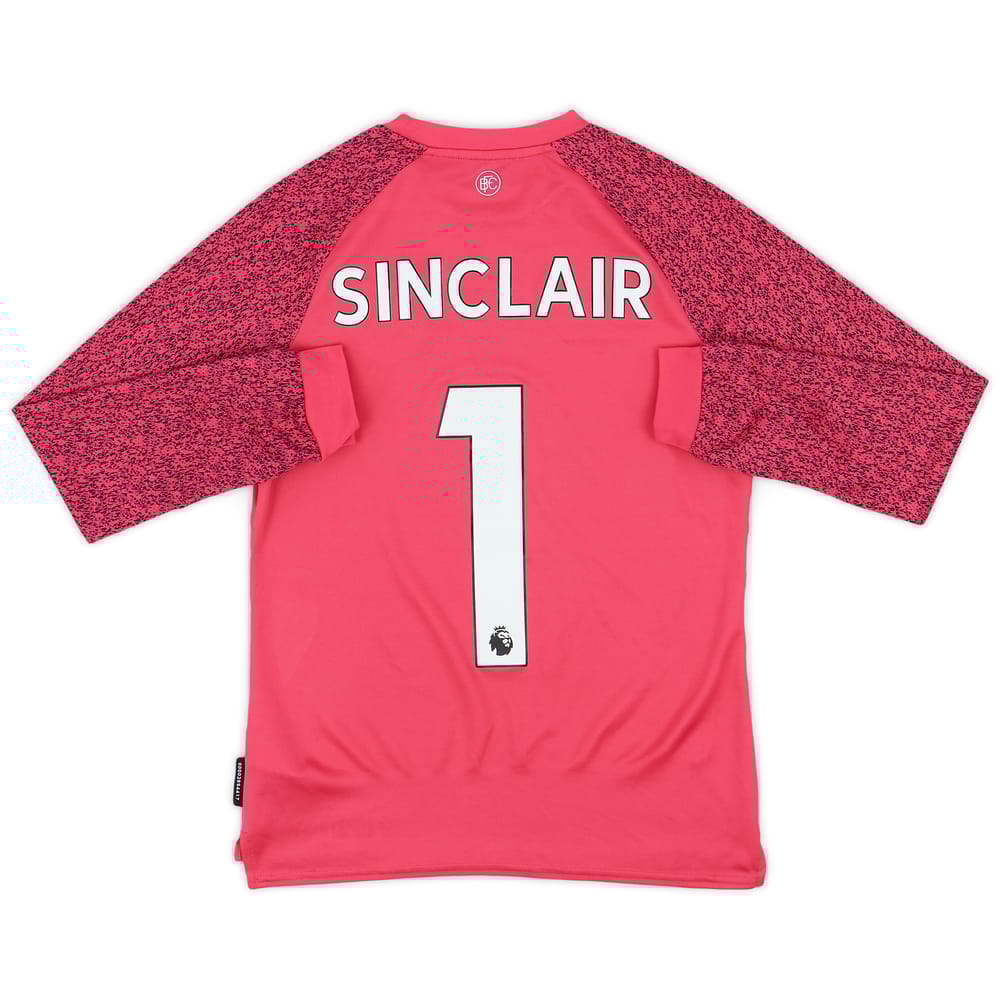 2021-22 Burnley GK Shirt Sinclair #1 - 6/10 - (L.Boys)