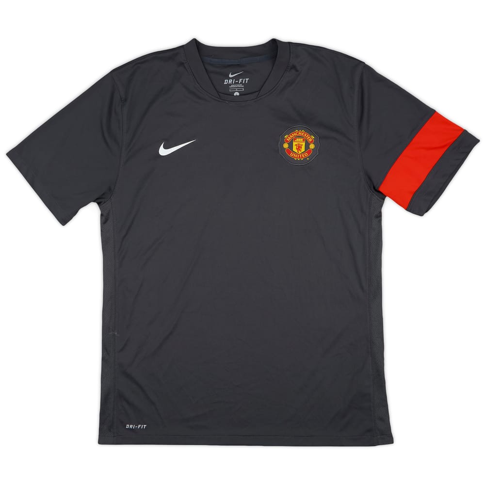 2010-11 Manchester United Nike Training Shirt - 7/10 - (L)