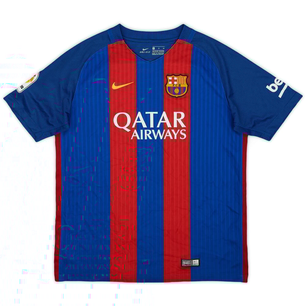 2016-17 Barcelona Home Shirt - 9/10 - (XL.Boys)
