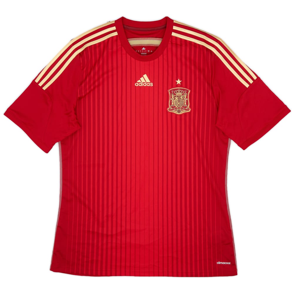 2013-15 Spain Home Shirt - 10/10 - (L)