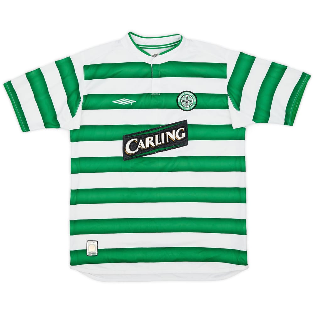2003-04 Celtic Home Shirt - 7/10 - (XL.Boys)