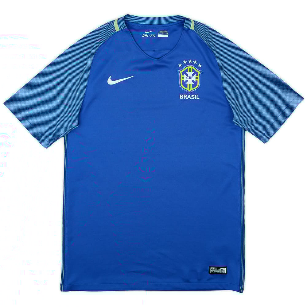 2016-17 Brazil Away Shirt - 8/10 - (S)