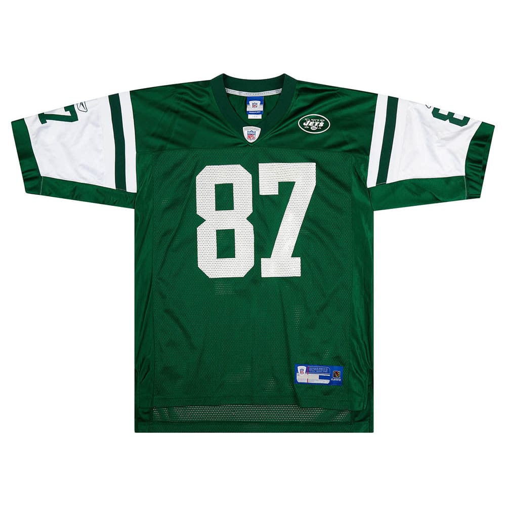 2005-06 New York Jets Coles #87 Reebok On Field Jersey (Home) L