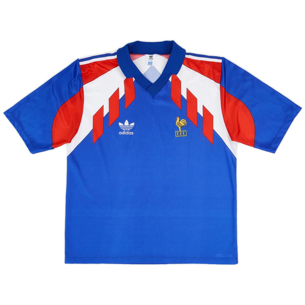 1990-92 France Home Shirt - 9/10 - (L/XL)