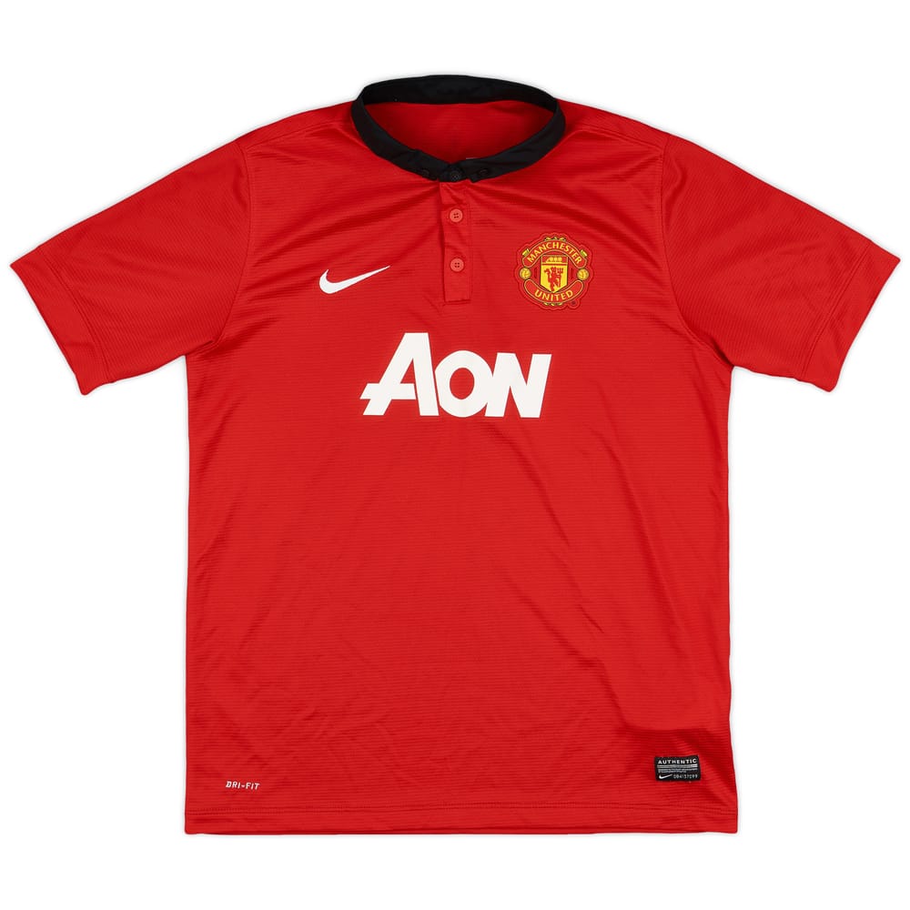 2013-14 Manchester United Home Shirt - 9/10 - (XL.Boys)