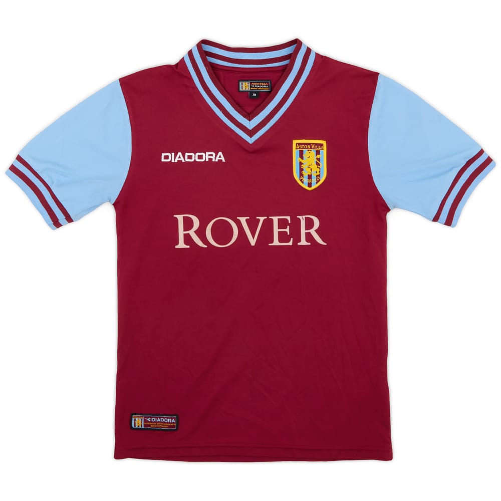 2002-03 Aston Villa Home Shirt - 7/10 - (M.Boys)