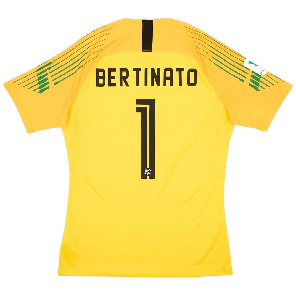 2019-20 Venezia Match Issue GK S/S Shirt Bertinato #1 - As New - (L)