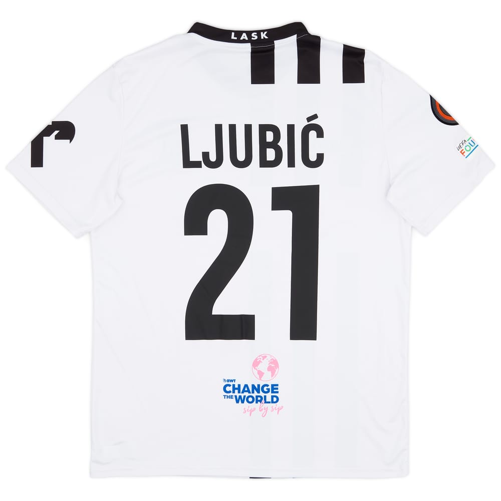 2023-24 LASK Match Issue Europa League Home Shirt Ljubić #21