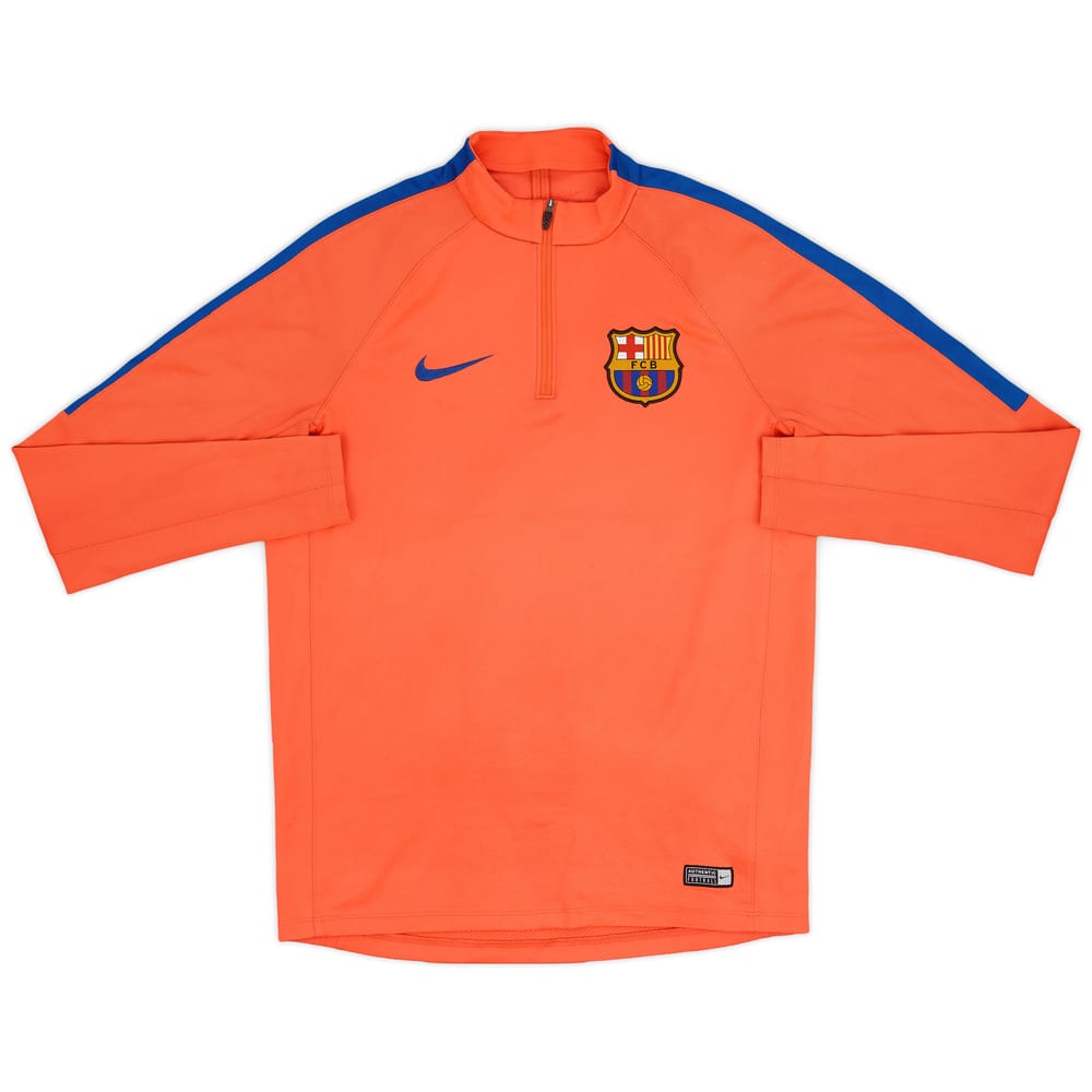 2016-17 Barcelona Nike 14 Zip Training Top - 7/10 - (M)