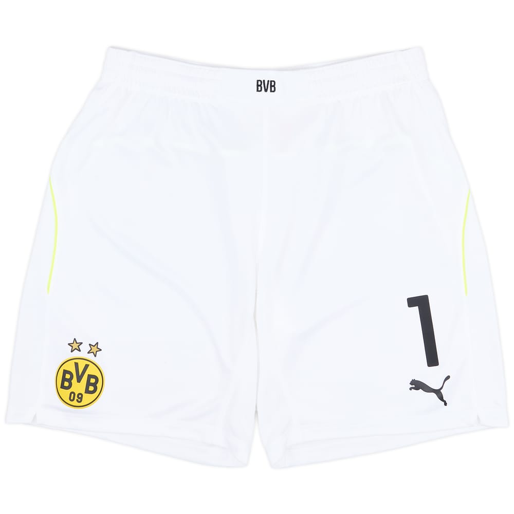 2014-15 Borussia Dortmund Player Issue GK Shorts #1 (Weidenfeller) - 7/10 - (XL)