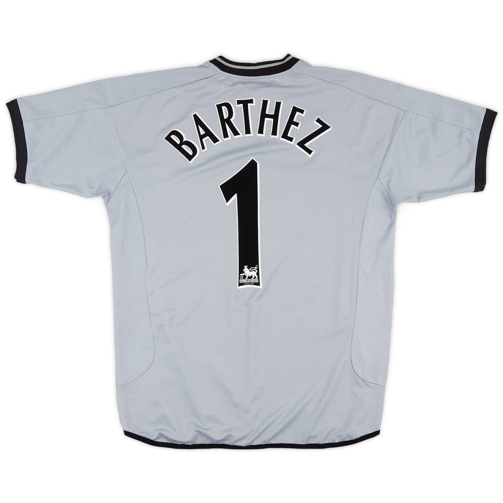2001-02 Manchester United Centenary GK S/S Shirt Barthez #1 - 6/10 - (M)