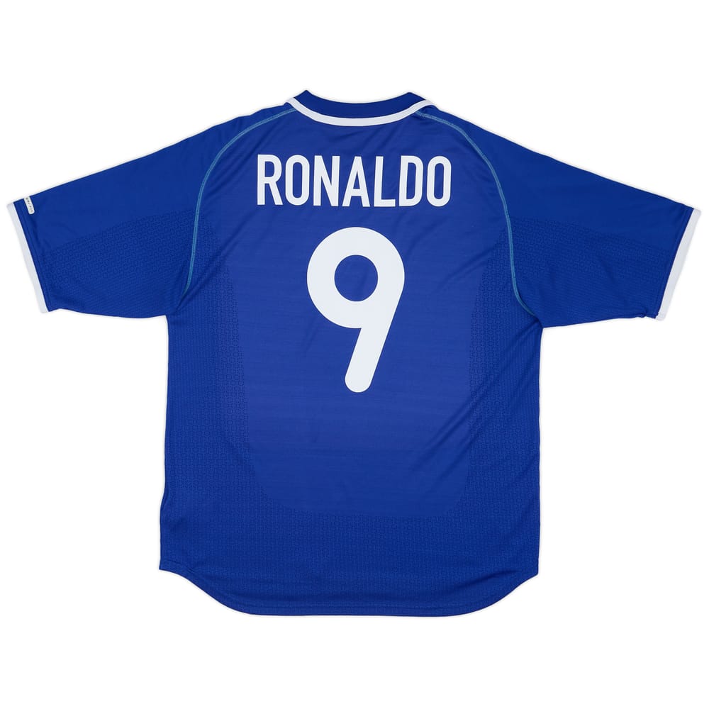 2000-02 Brazil Away Shirt Ronaldo #9 - 8/10 - (L)