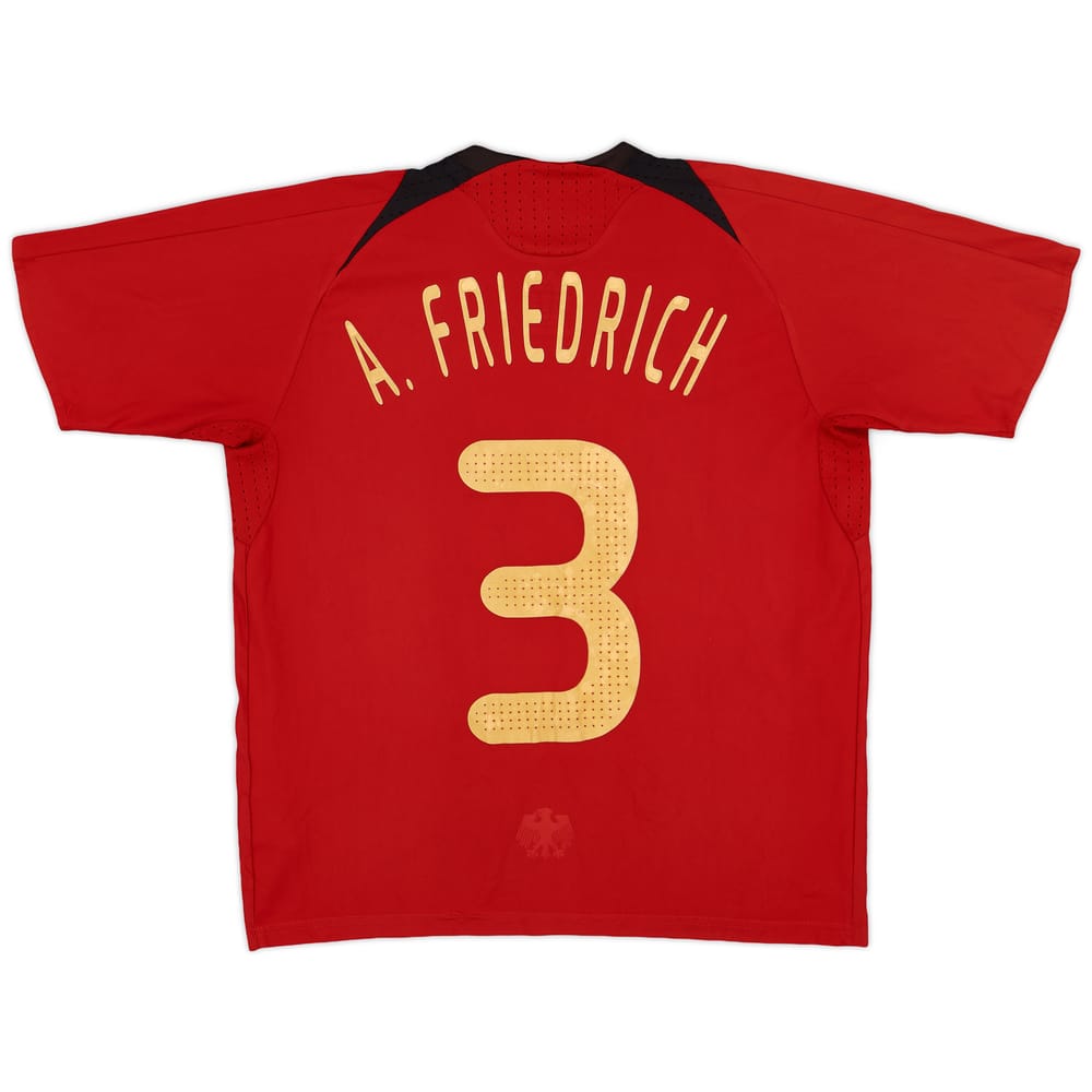 2008-09 Germany Away Shirt A. Friedrich #3 - 8/10 - (L.Boys)