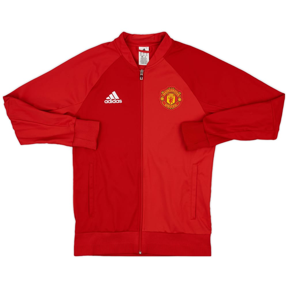 2016-17 Manchester United adidas Track Jacket - 8/10 - (M)