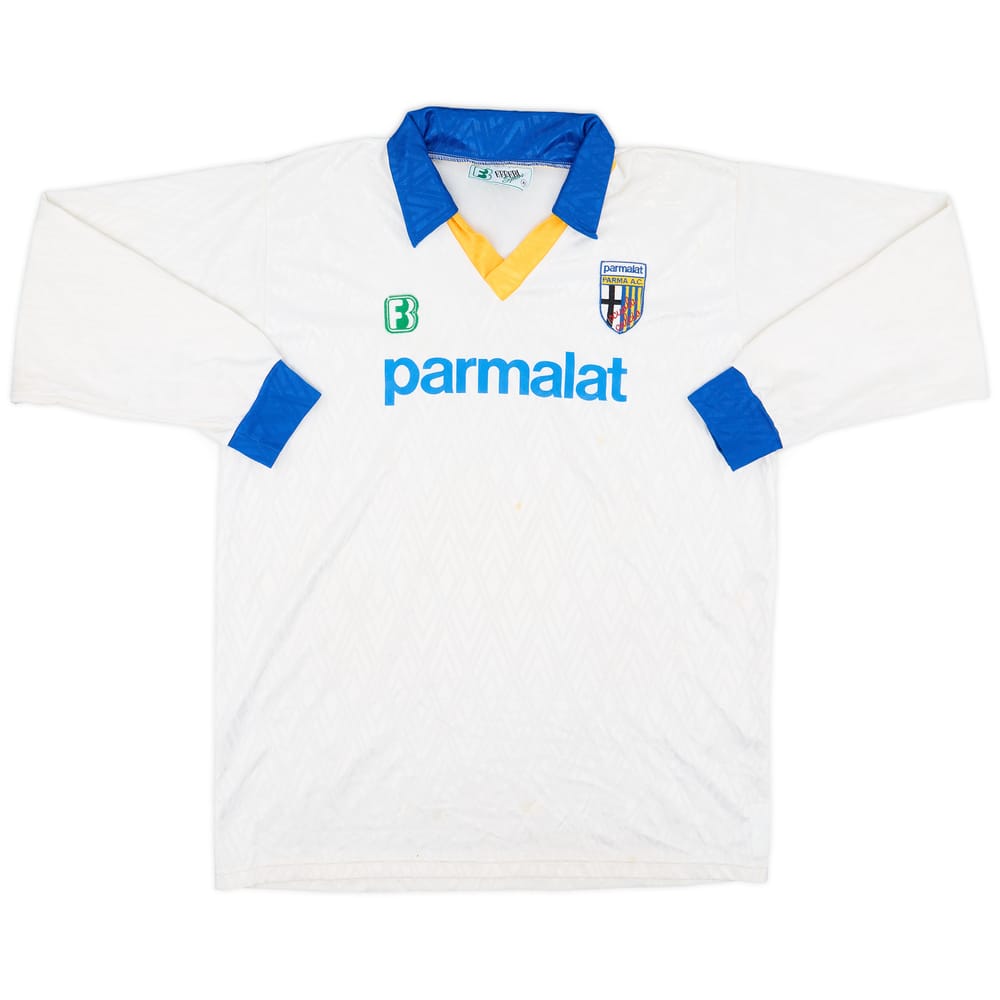 1990-92 Parma Scuola Calcio Home L/S Shirt #2 - 6/10 - (XL)