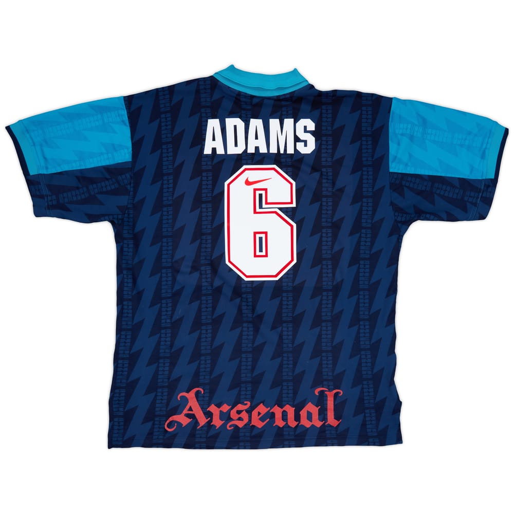 1994-95 Arsenal Away Shirt Adams #6 - 6/10 - (XXL)