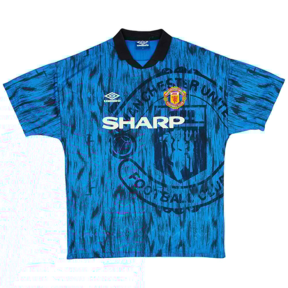 1992-93 Manchester United Away Shirt - 9/10 - (L)
