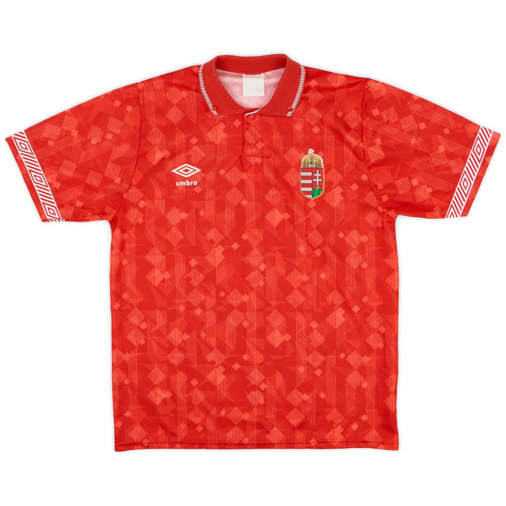 1990-93 Hungary Home Shirt - 8/10 - (M)