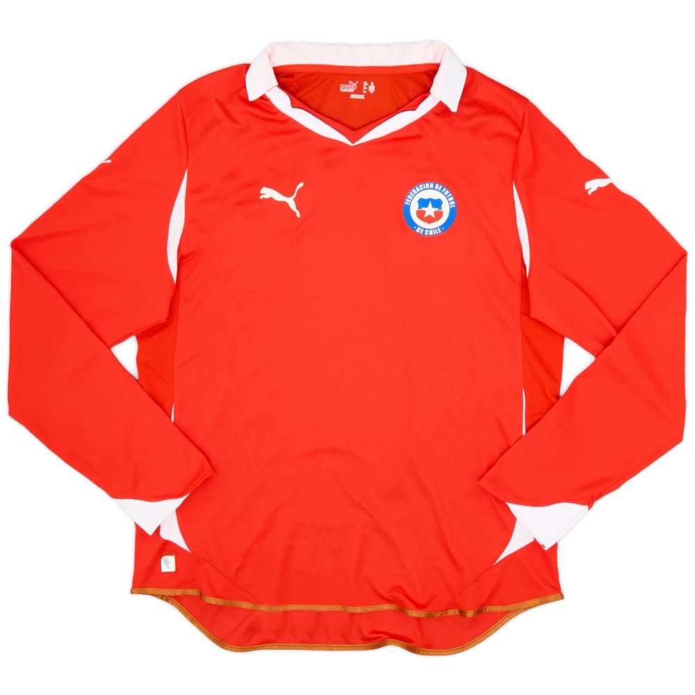 2011-12 Chile Home L/S Shirt - 9/10 - (XL)