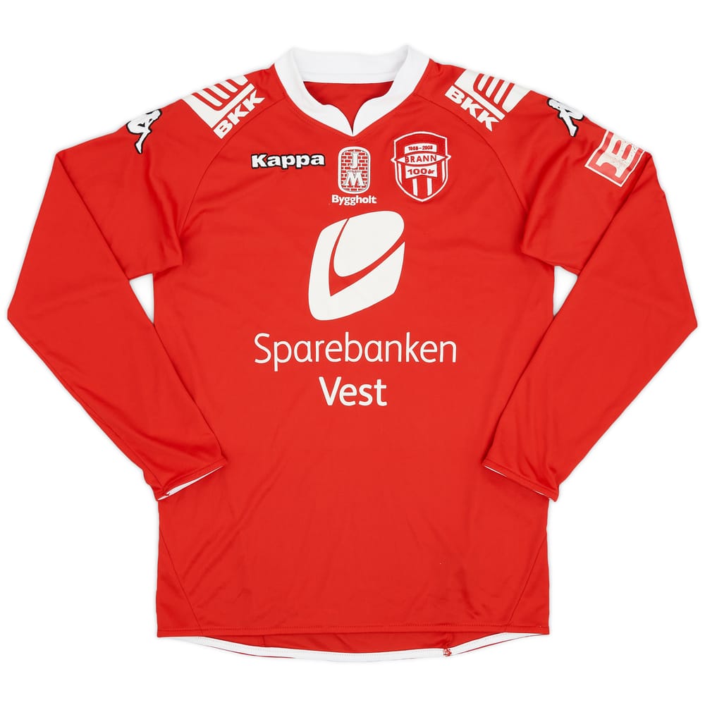 2008 Brann Centenary Home L/S Shirt - 8/10 - (M)