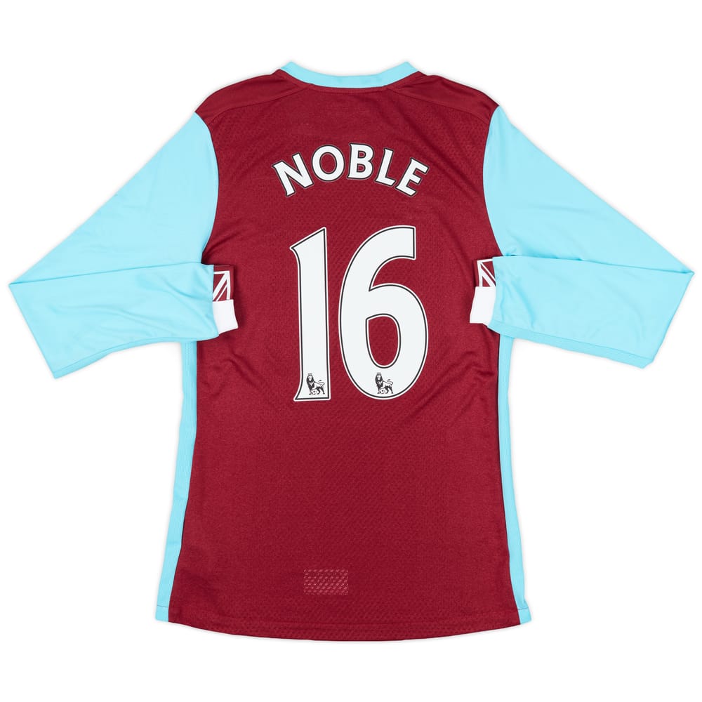 2016-17 West Ham Home L/S Shirt Noble #16 (S)