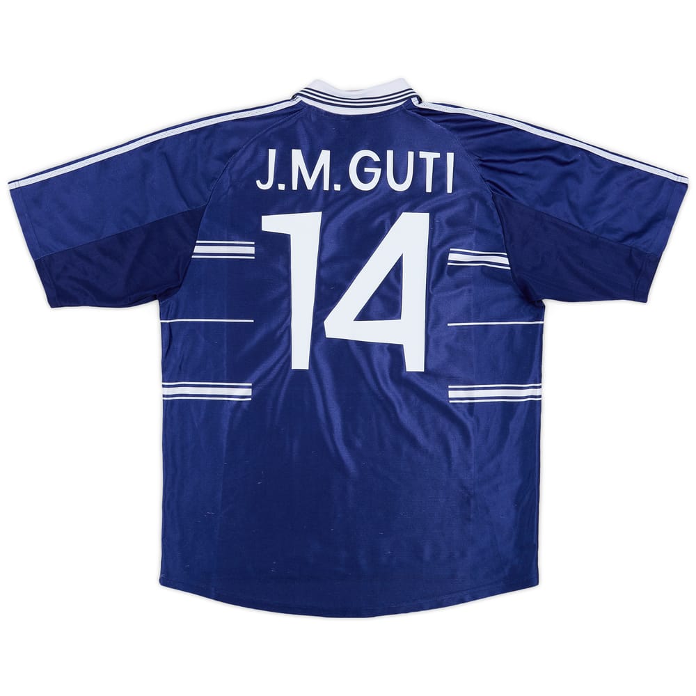 1998-99 Real Madrid Away Shirt J.M.Guti #14 - 8/10 - (XL)