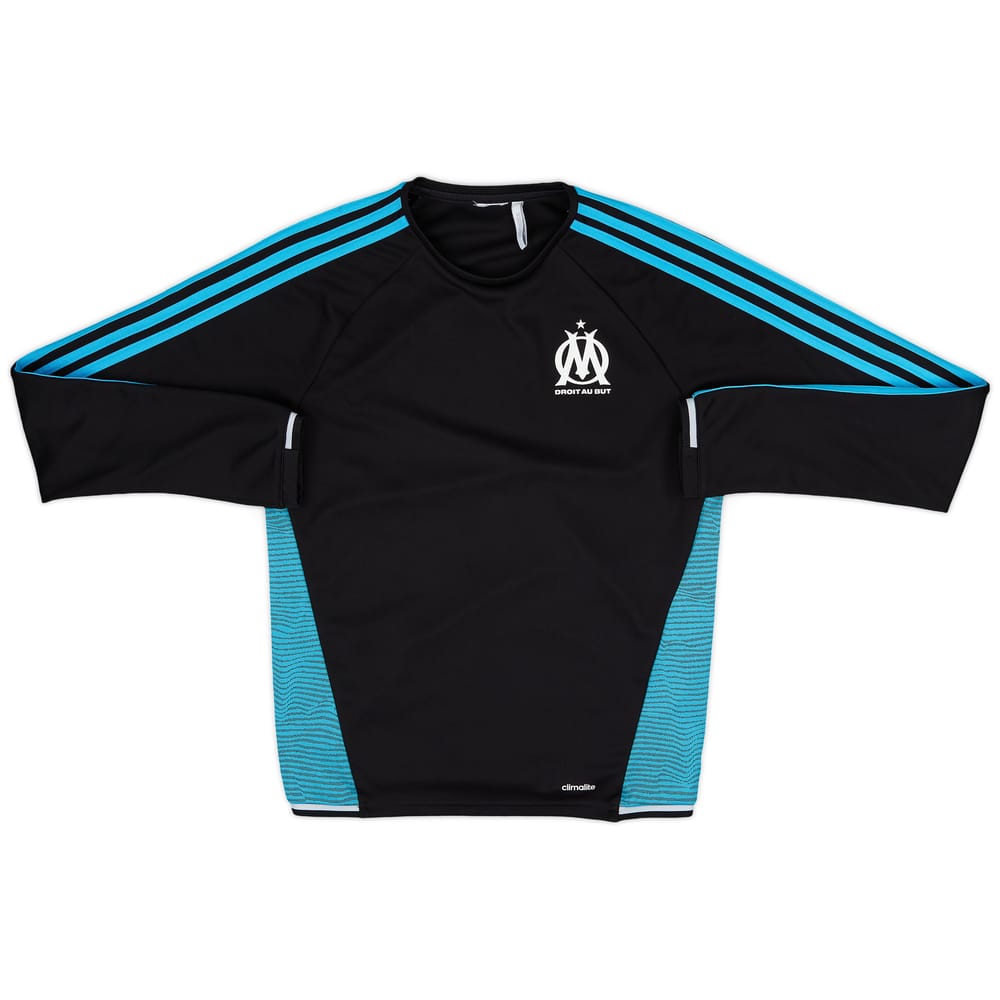 2015-16 Olympique Marseille adidas Sweat Top - 8/10 - (S)
