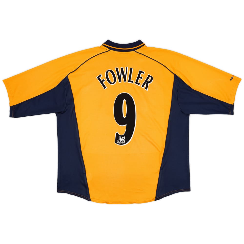 2000-02 Liverpool Away Shirt Fowler #9 - 6/10 - (XXL)