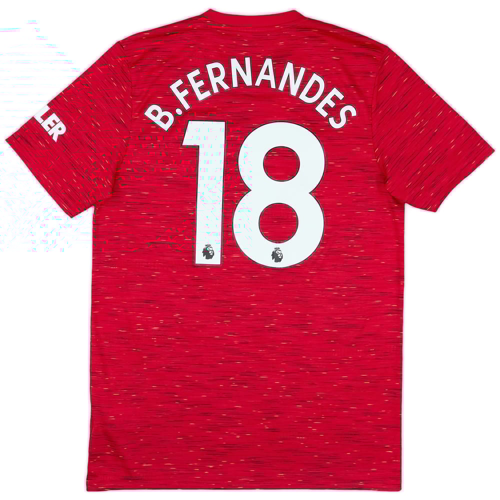 2020-21 Manchester United Home Shirt B.Fernandes #18 - 9/10 - (M)