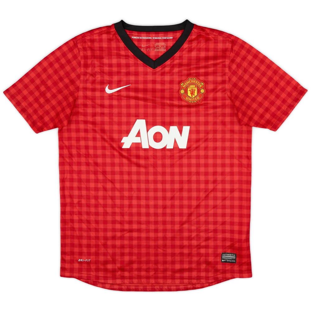 2012-13 Manchester United Home Shirt - 8/10 - (XL.Boys)