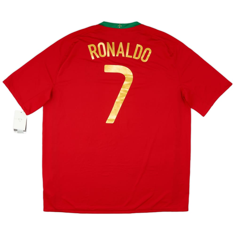 2008-10 Portugal Home Shirt Ronaldo #7 (XXL)
