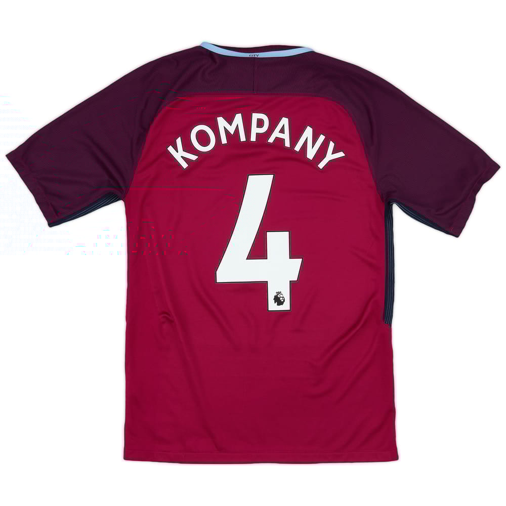 2017-18 Manchester City Away Shirt Kompany #4 - 9/10 - (S)