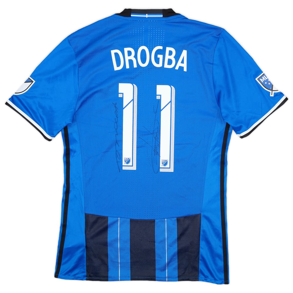 2016 Montreal Impact Player Issue Signed Home Shirt Drogba #11 - 8/10 - (M)