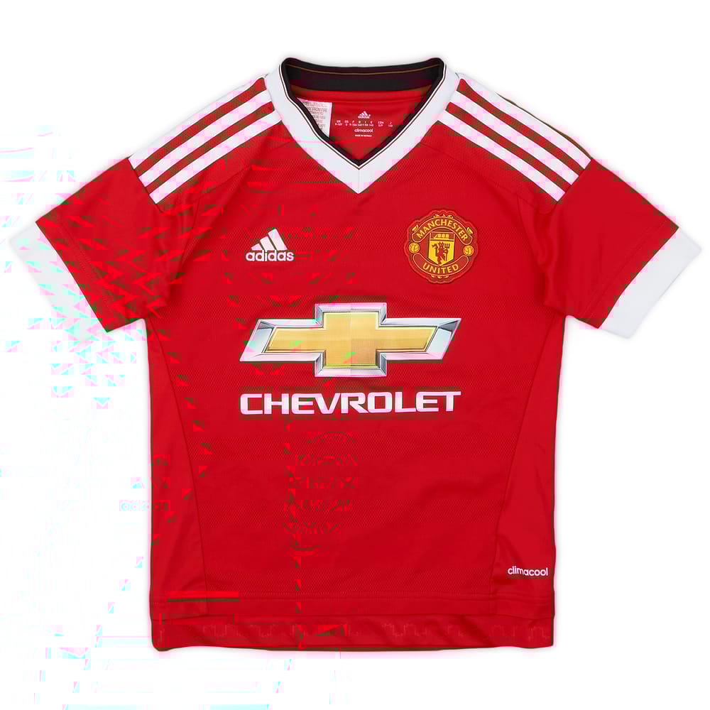 2015-16 Manchester United Home Shirt - 8/10 - (S.Boys)