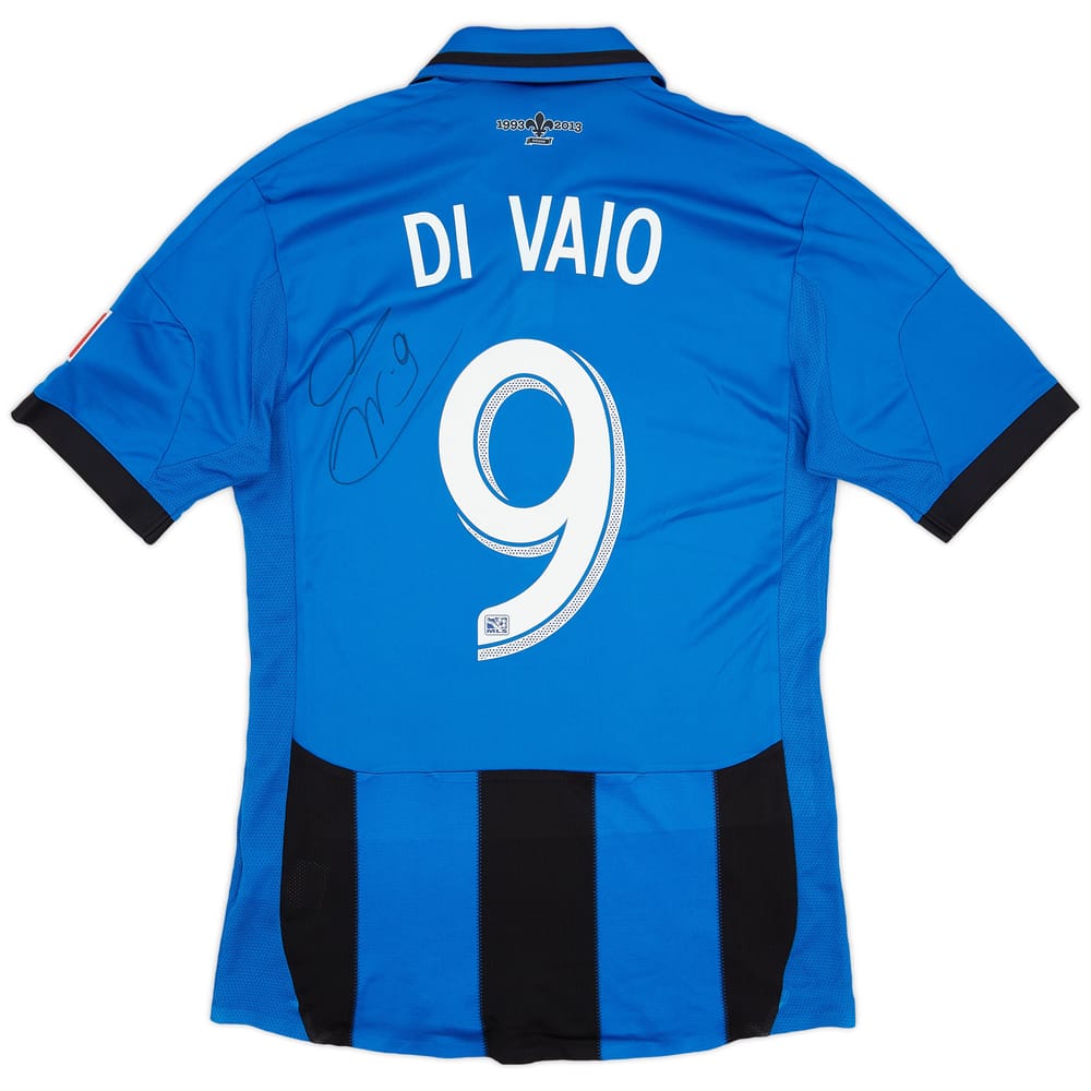 2013 Montreal Impact Match Issue Signed Home Shirt Di Vaio #9