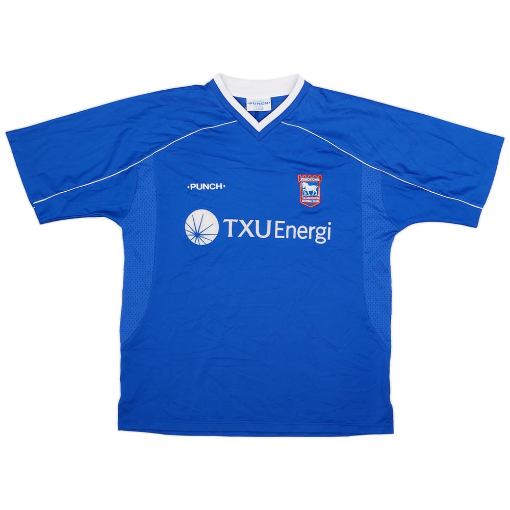2001-02 Ipswich Home Shirt - 9/10 - (L)