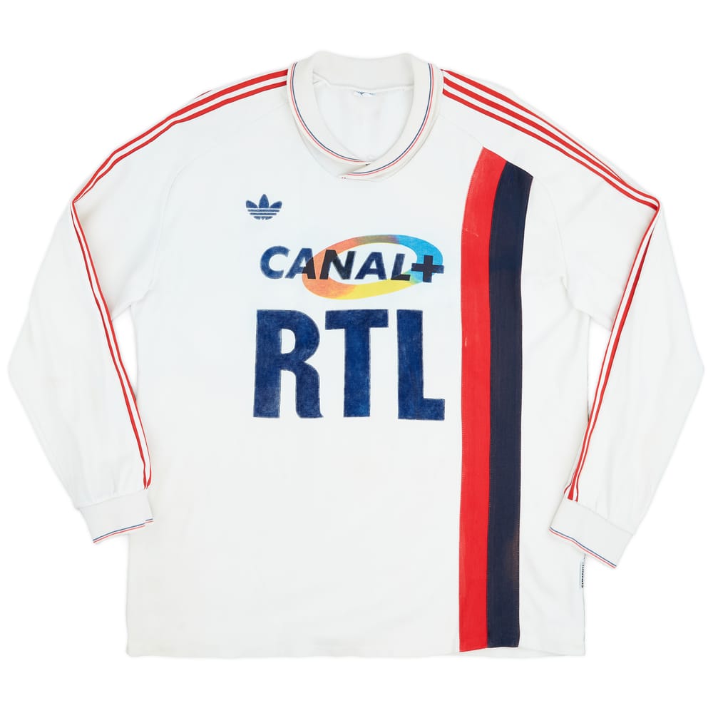 1986-88 Paris Saint-Germain Home L/S Shirt - 8/10 - (XL)