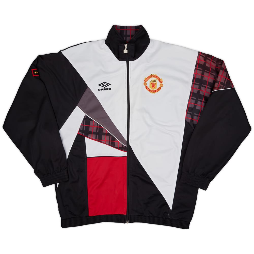 1996-97 Manchester United Umbro Track Jacket - 8/10 - (L)
