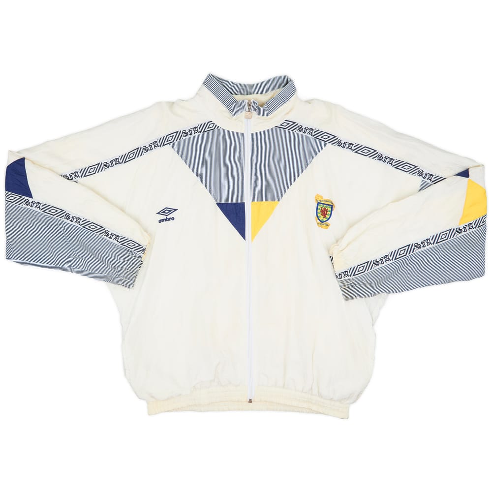 1990-92 Scotland Umbro Track Jacket - 8/10 - (M)