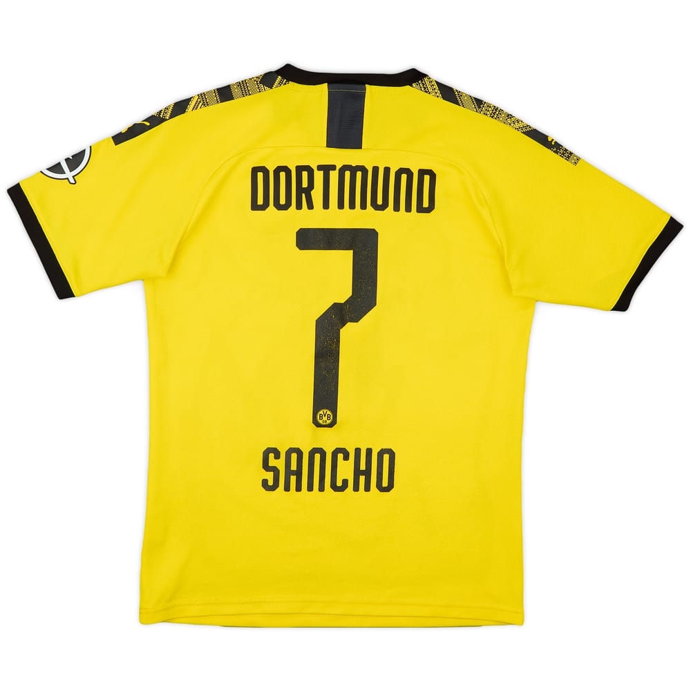2019-20 Borussia Dortmund Home Shirt Sancho #7 - 7/10 - (S)