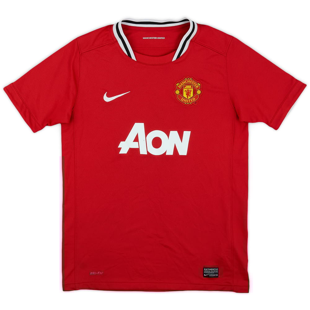 2011-12 Manchester United Home Shirt - 6/10 - (L.Boys)
