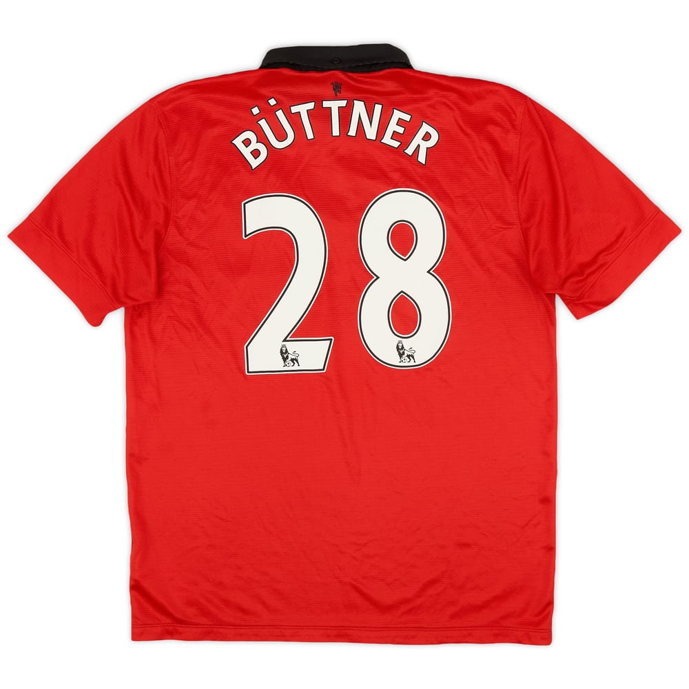 2013-14 Manchester United Home Shirt Buttner #28 - 8/10 - (L)
