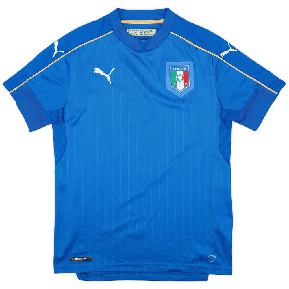 2016-17 Italy Home Shirt - 8/10 - (S)