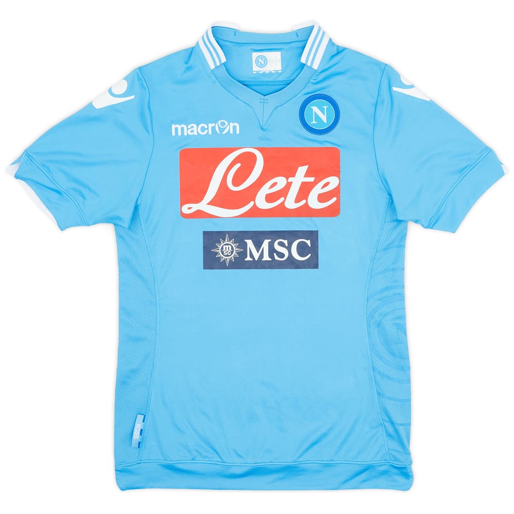 2013-14 Napoli Home Shirt - 9/10 - (S)