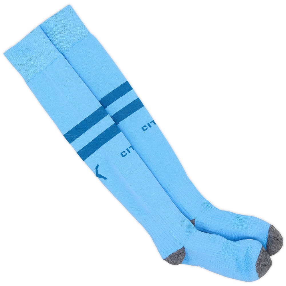 2023-24 Manchester City Home Socks - 7/10 - (EU 39-42)
