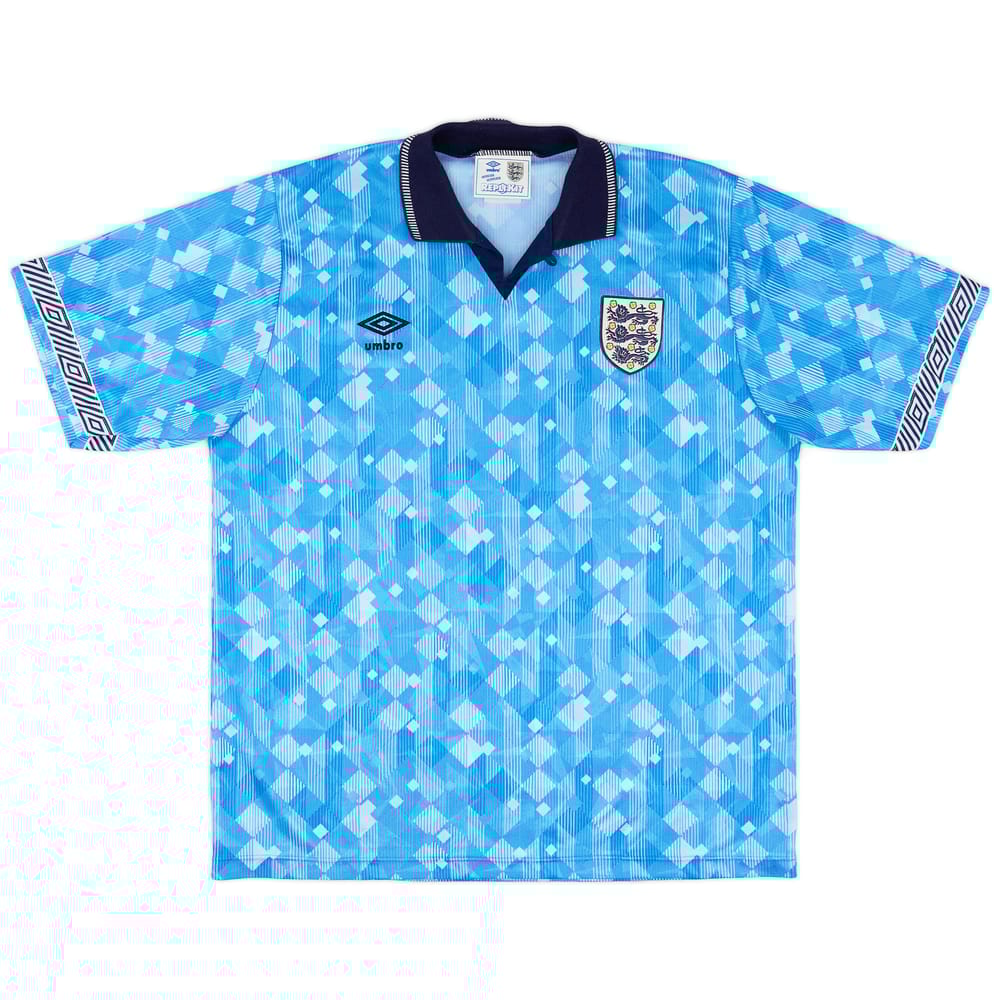 1990-92 England Third Shirt - 8/10 - (L)