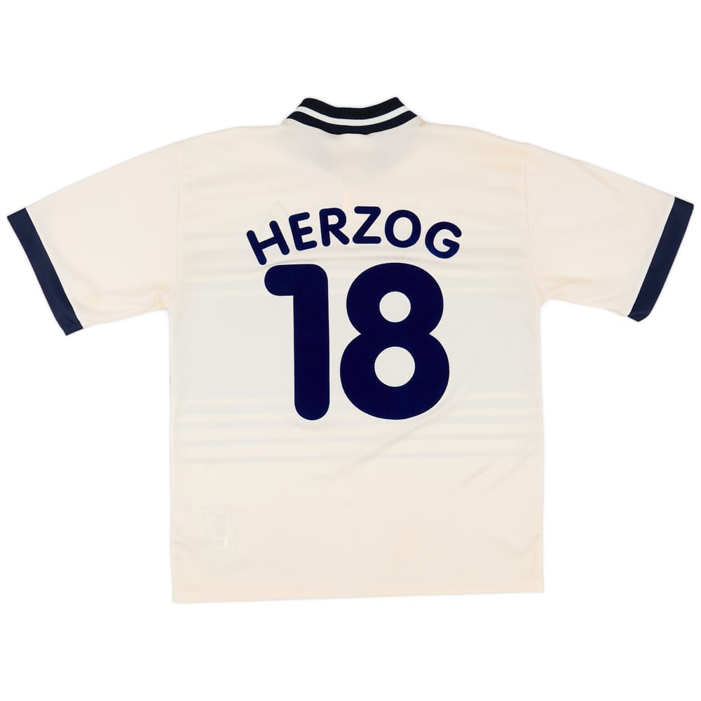 1997-99 Werder Bremen Away Shirt Herzog #18 - 8/10 - (M)